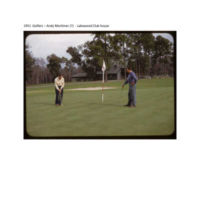 Lakewood Golf Club - 1951 golfers