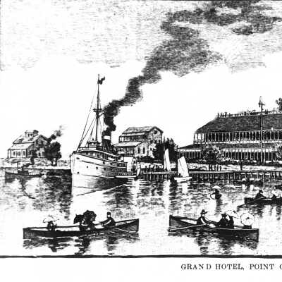 Grand Hotel II circa 1884 graphic image