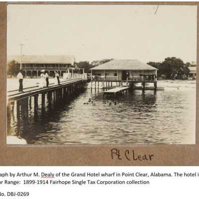 Grand Hotel wharf early 1900's