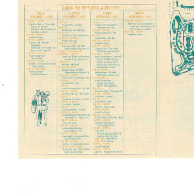 1995 Labor Day Activities at the Grand page 1
