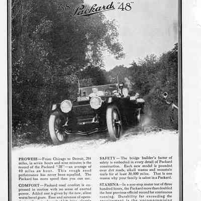 Packard 38 Boss of the Road Ad