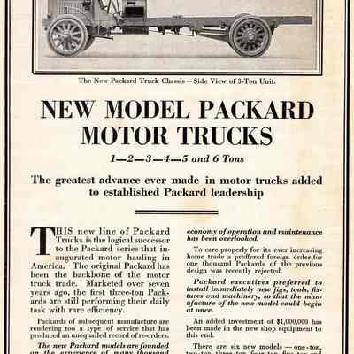Packard Trucks Ad
