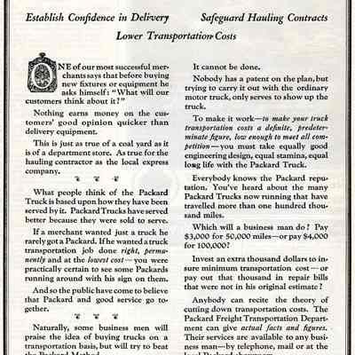 Packard Trucks Goodwill Builders