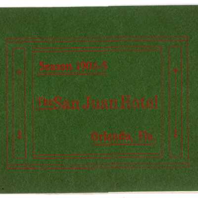 San Juan Hotel booklet, 1904