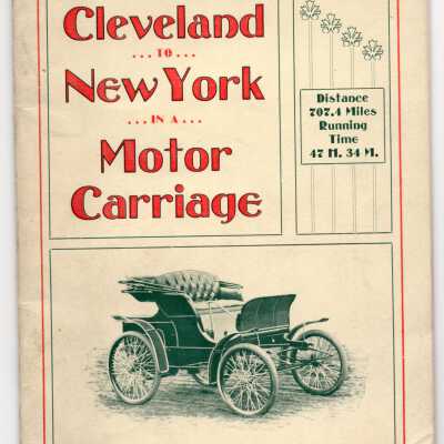 Cleveland to New York in a Motor Carriage Booklet