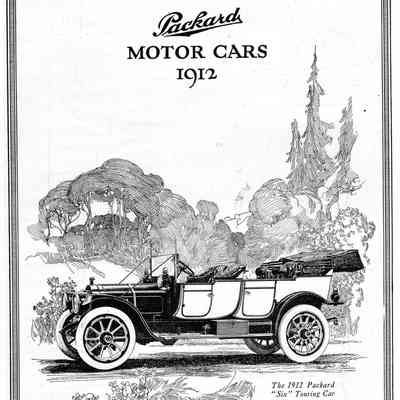 1912 Packard Six Touring Ad