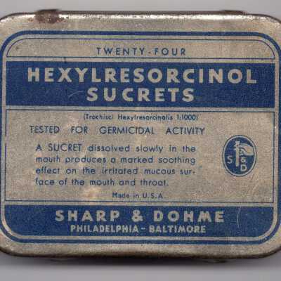 Hexylresorcinol Sucrets Can