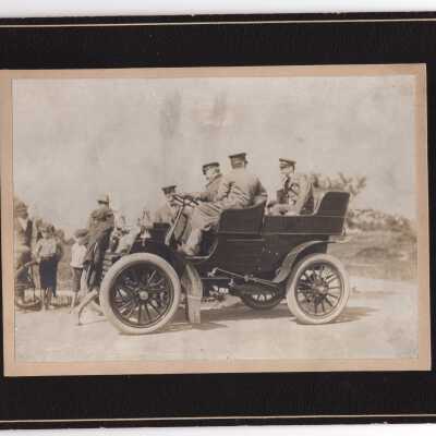 Packard Model F with George L. Weiss, 1902