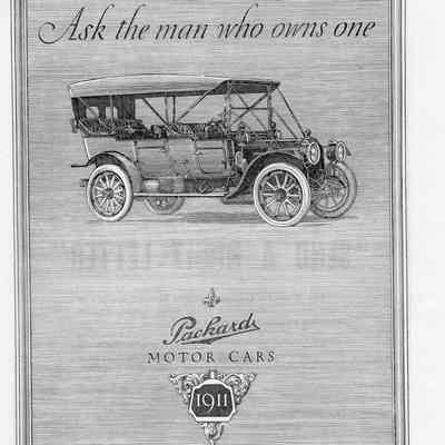 Packard 1911 Car Ad