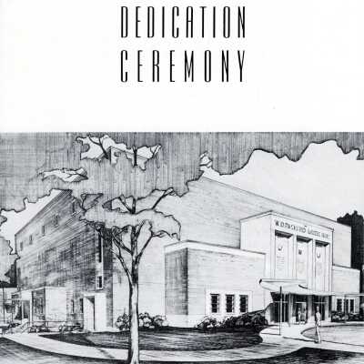 Dedication of Packard Music Hall, 1955