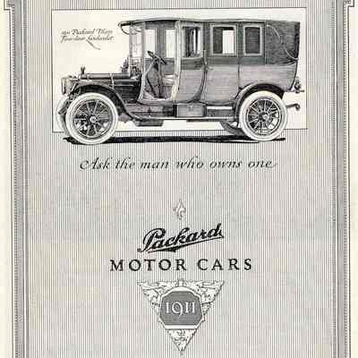 Packard 1911 Fore-Door Ad