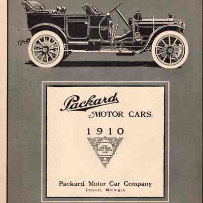 Packard Car Ad 1910