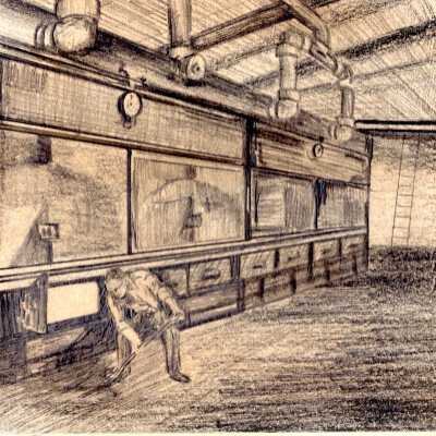 Packard Factory Sketch
