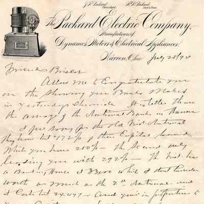 Letters about Packard Music Hall Plans Part 1