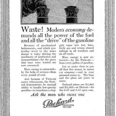 Packard Twin Six Waste Ad