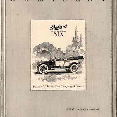 Packard Six Dominant Ad
