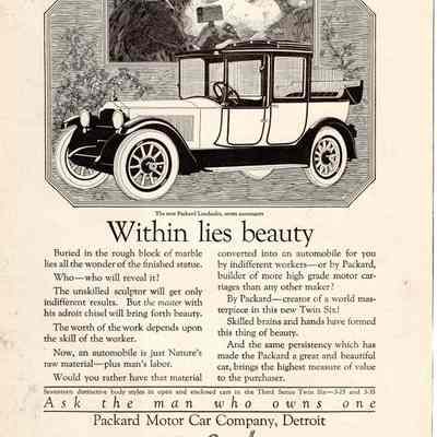 Packard Twin Six Within Lies Beauty Ad