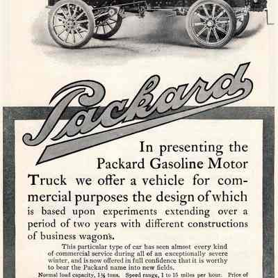 Packard Truck Ad
