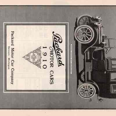 Packard Car Ad 1910