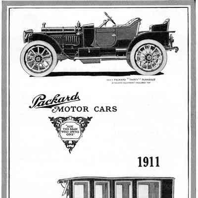 1911 Packard Thirty Ad
