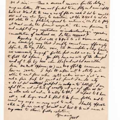 Correspondence from J.W. Packard, 1894