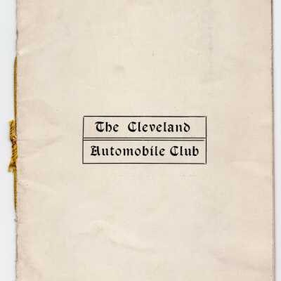 The Cleveland Automobile Club Booklet