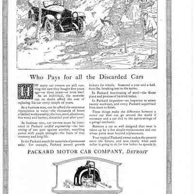 Packard Discarded Cars Ad