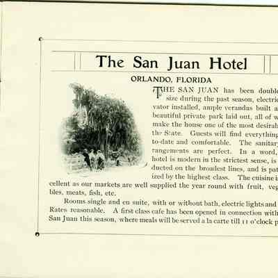 San Juan Hotel booklet page 4