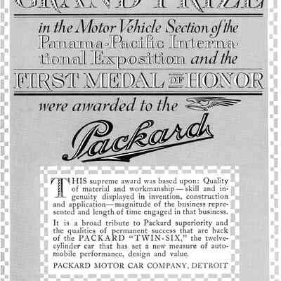 Packard Grand Prize Ad