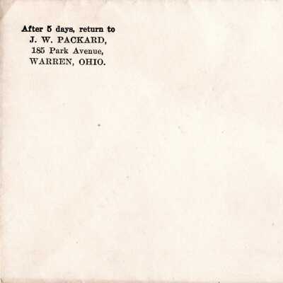 J.W. Packard Envelopes