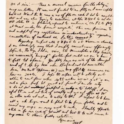 Correspondence from J.W. Packard, 1894