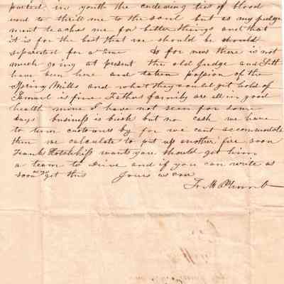 FM Plumb to Theron C Plumb