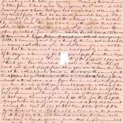 M. Sutliff to C.G. Sutliff