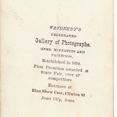 1971.31.70 back: Copyright: The Sutliff Museum; Origformat: Artifact