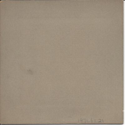 1971.11.21 back: Copyright: The Sutliff Museum; Origformat: Artifact