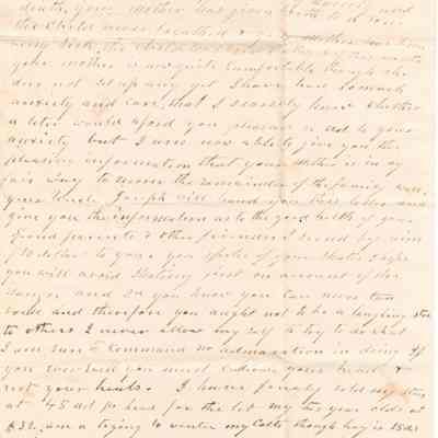 Levi Granger Sutliff to His Son