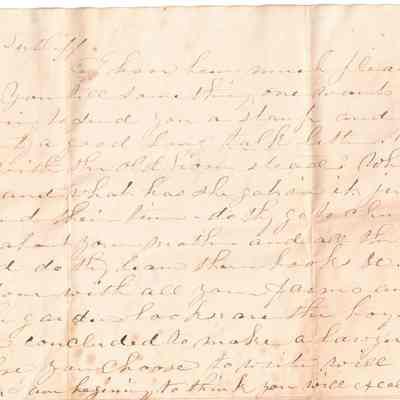 M.A. Jones to Mary Sutliff