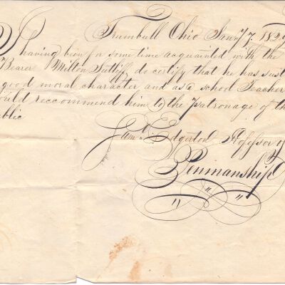 James Edgerton on Behalf of Milton Sutliff
