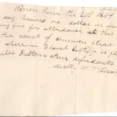 Martha W Fullerton to Flavel Sutliff