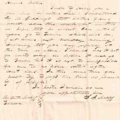 Calvin Granger Sutliff to Ruth Sutliff