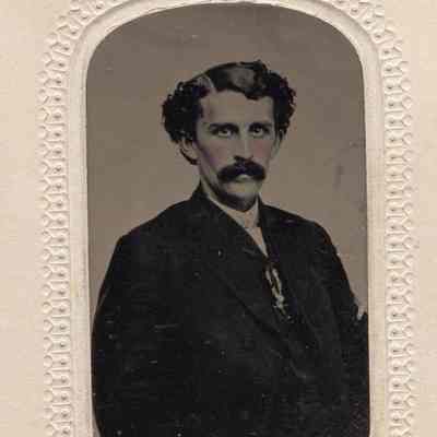Levi G. Sutliff Tintype, "Very Truly L. G. Sutliff": SM.1971.1.267dd Front