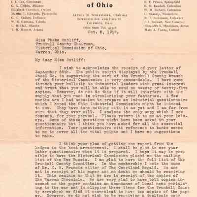 A.M. Schlesinger to P.T. Sutliff 10