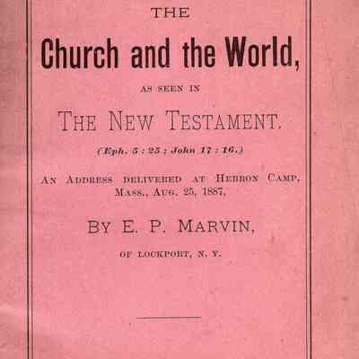 The Church and the World, 1888