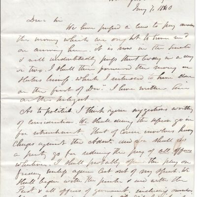 Joshua Reed Giddings to Flavel Sutliff