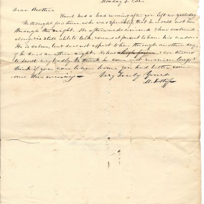M. Sutliff to Levi Sutliff