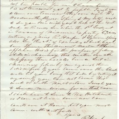 R Harper to Flavel Sutliff