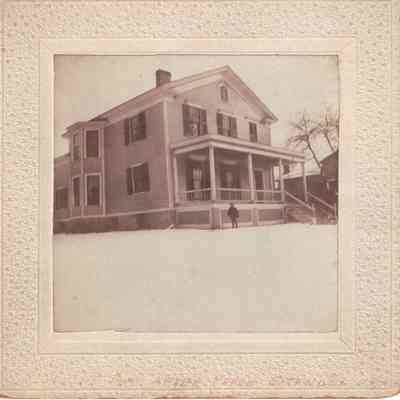 Sutliff family home on High Street after porch extension