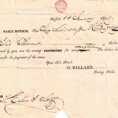 O. Ballard to C.G. Sutliff