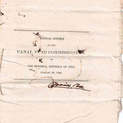 Annual Report of the Canal Fund Commissioners