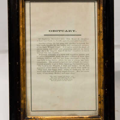 Mary Ruth Sutliff Obituary, 1864